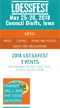 Mobile Screenshot of loessfest.com