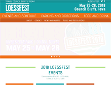 Tablet Screenshot of loessfest.com